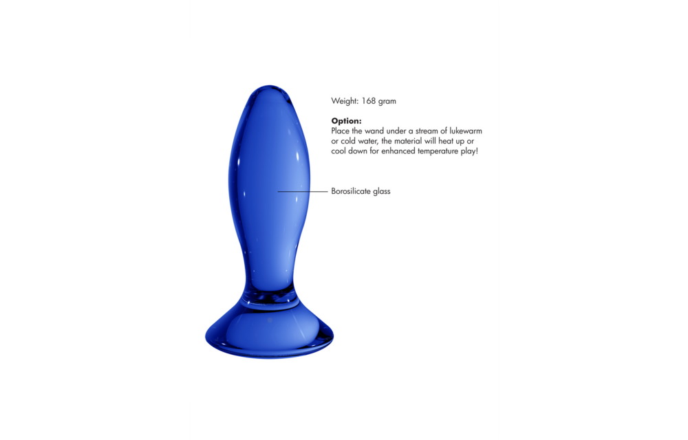 Follower Glazen Butt Plug 11,5 cm – Veilig & Koel Genot