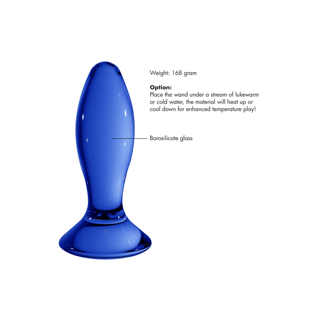 Follower Glass Butt Plug 11.5 cm – Safe & Cool Pleasure