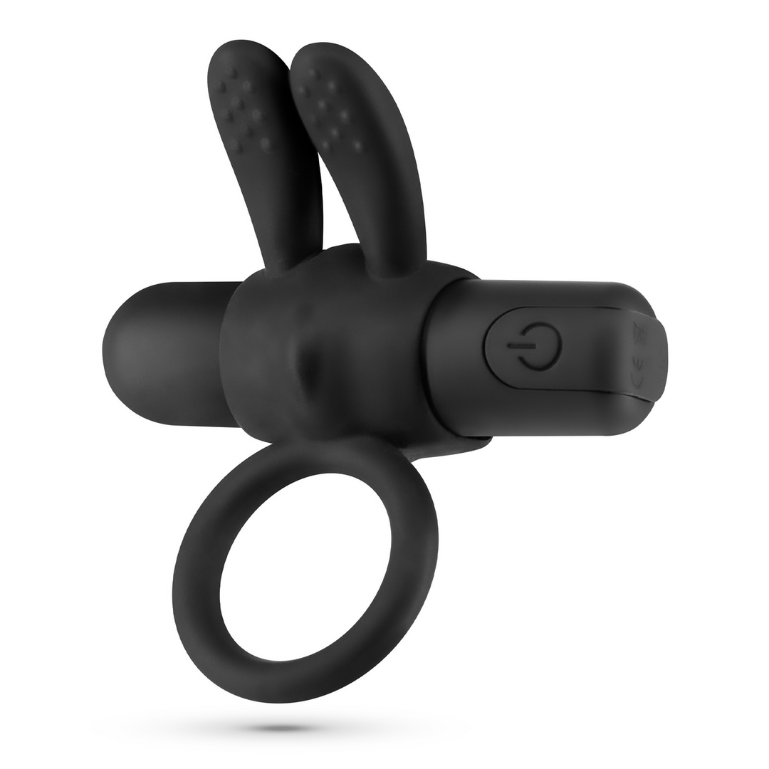Wonka Cock Ring Black - Rechargeable & Vibrating Pleasure