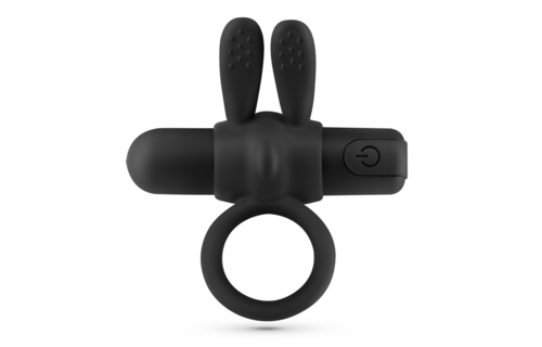 Wonka Cock Ring Black - Rechargeable & Vibrating Pleasure