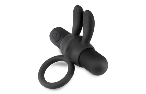 Wonka Cock Ring Black - Rechargeable & Vibrating Pleasure