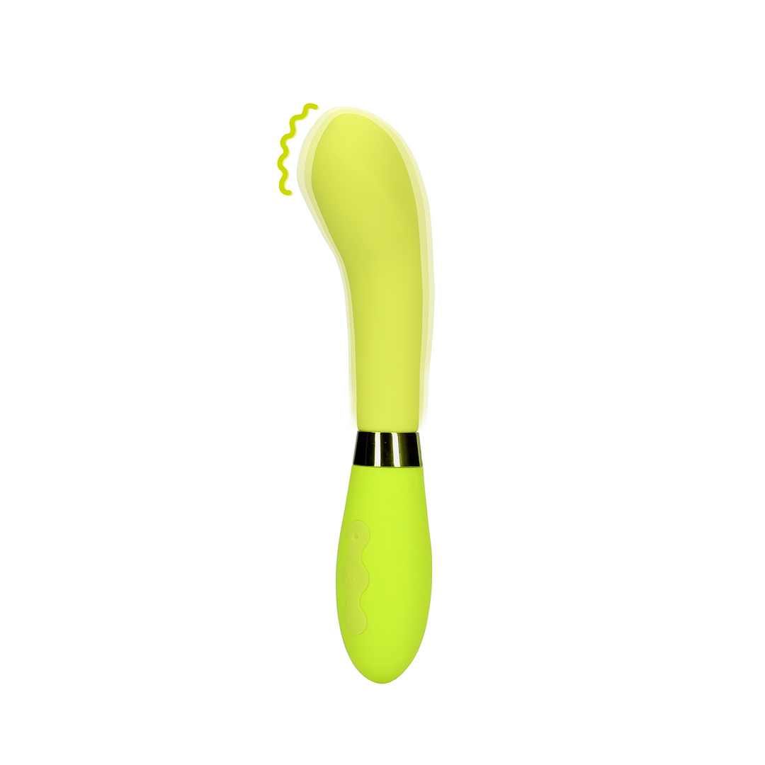 Silicone G-Spot Vibrator Lime Passion – Intense Pleasure