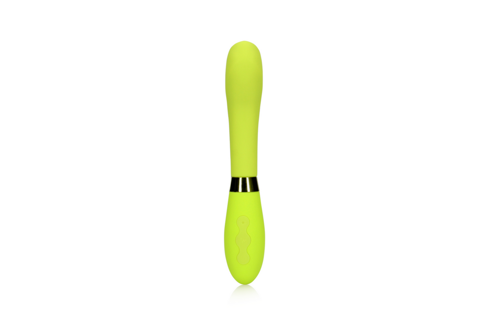 Silicone G-Spot Vibrator Lime Passion – Intense Pleasure