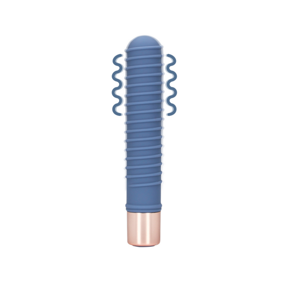 Ribbed Mini Vibrator Blue Horizon – Compact & Powerful