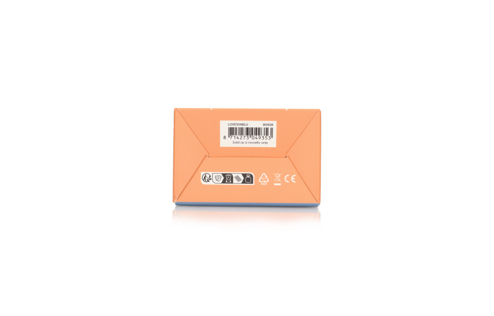 Gerippter Mini-Vibrator Blue Horizon – Kompakt & Leistungsstark