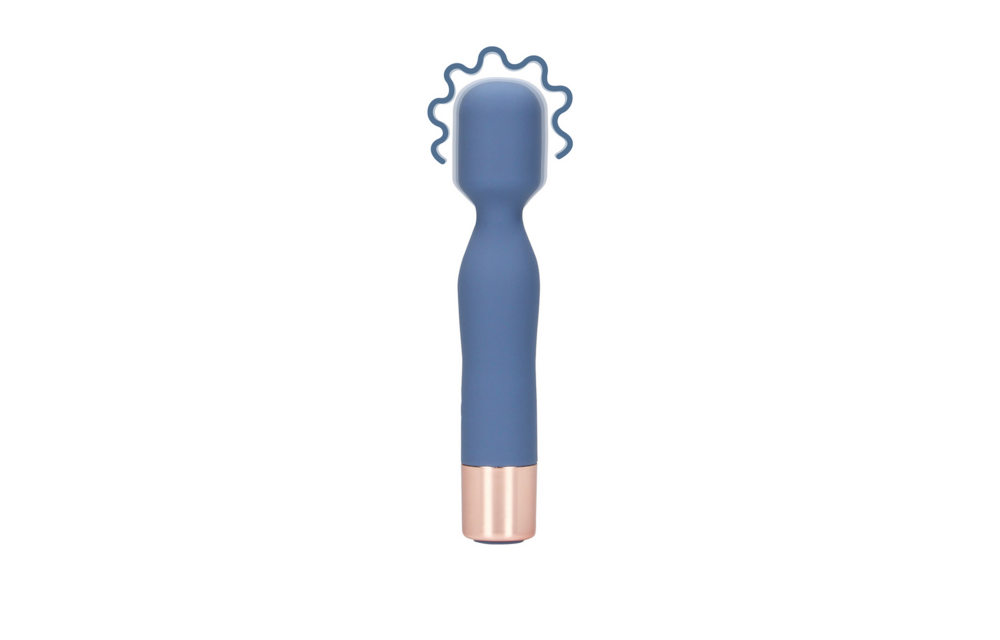 Mini Wand Vibrator Blauw - Compact & Krachtig Genot