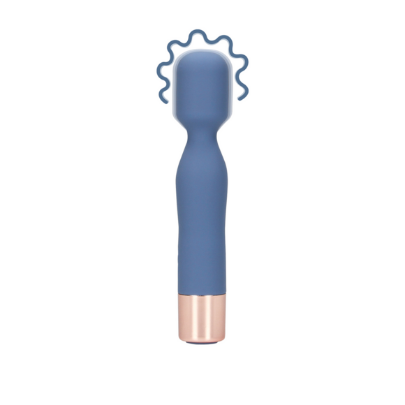 Mini Wand Vibrator Blue - Compact & Powerful Pleasure