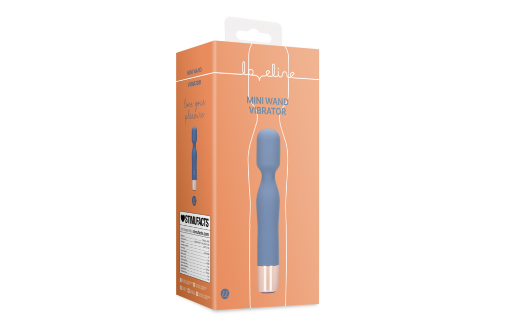 Mini Wand Vibrator Blauw - Compact & Krachtig Genot