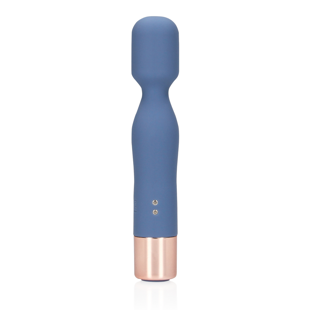 Mini Wand Vibrator Blauw - Compact & Krachtig Genot