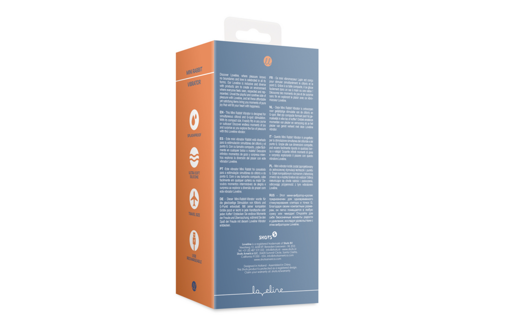 Mini Rabbit Vibrator Loveline – Kompaktes & kraftvolles Vergnügen