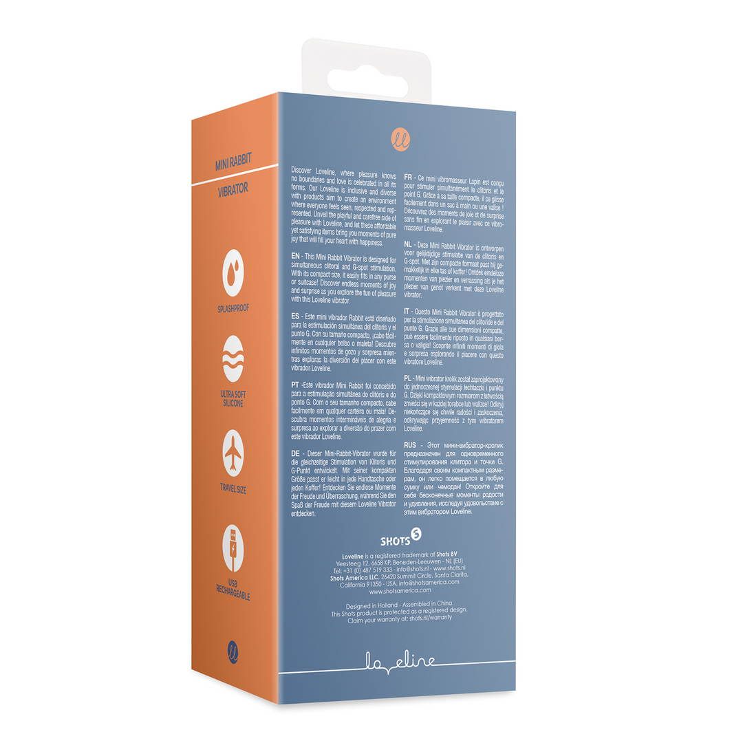Mini Rabbit Vibrator Loveline – Compact & Powerful Pleasure