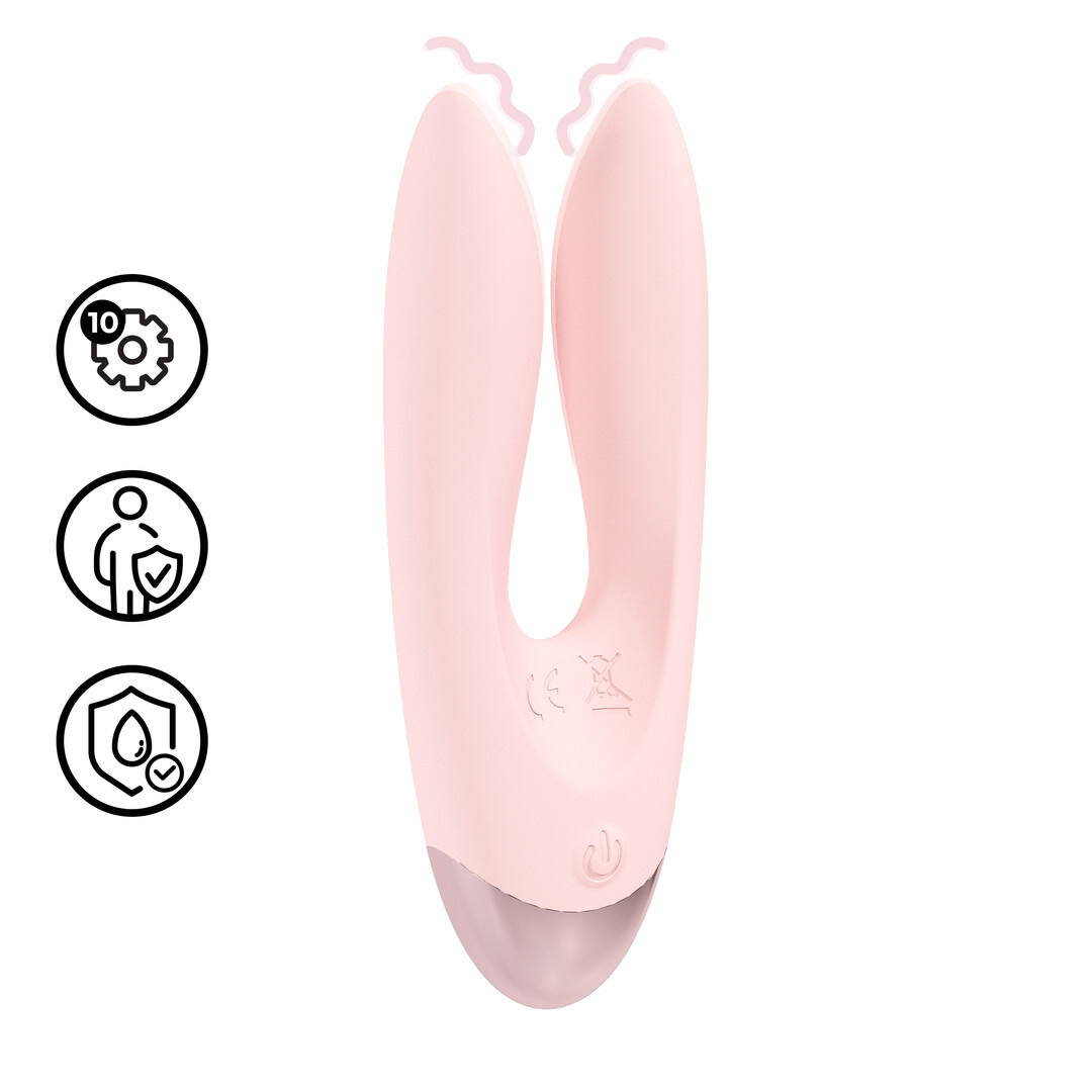 Amour Dual Motor Vibe Pink – Powerful, Quiet Vibrator