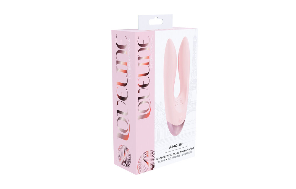 Amour Dual Motor Vibe Pink – Powerful, Quiet Vibrator
