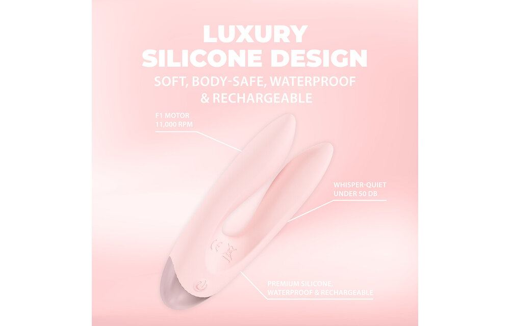 Amour Dual Motor Vibe Roze – Krachtige, Stille Vibrator