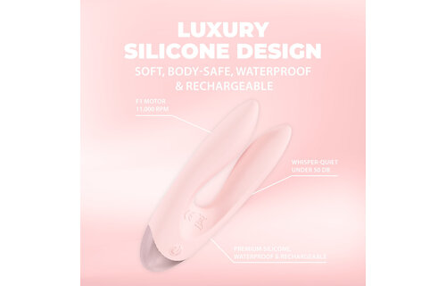 Amour Dual Motor Vibe Pink – Leistungsstarker, leiser Vibrator