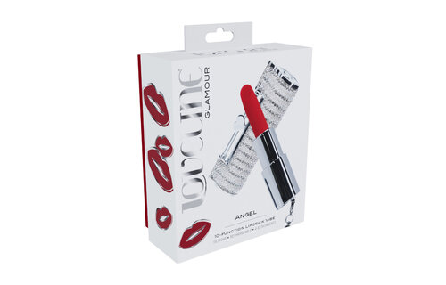 Angel Lipstick Vibrator mit 4 Aufsätzen | Stilvolles Vergnügen