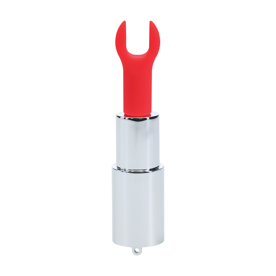 Angel Lipstick Vibrator mit 4 Aufsätzen | Stilvolles Vergnügen