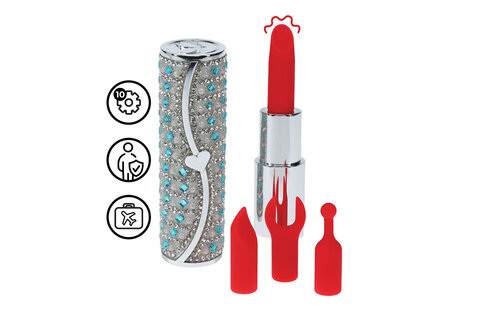 Tiffany Lipstick Vibrator Blue – Stylish & Discreet Pleasure