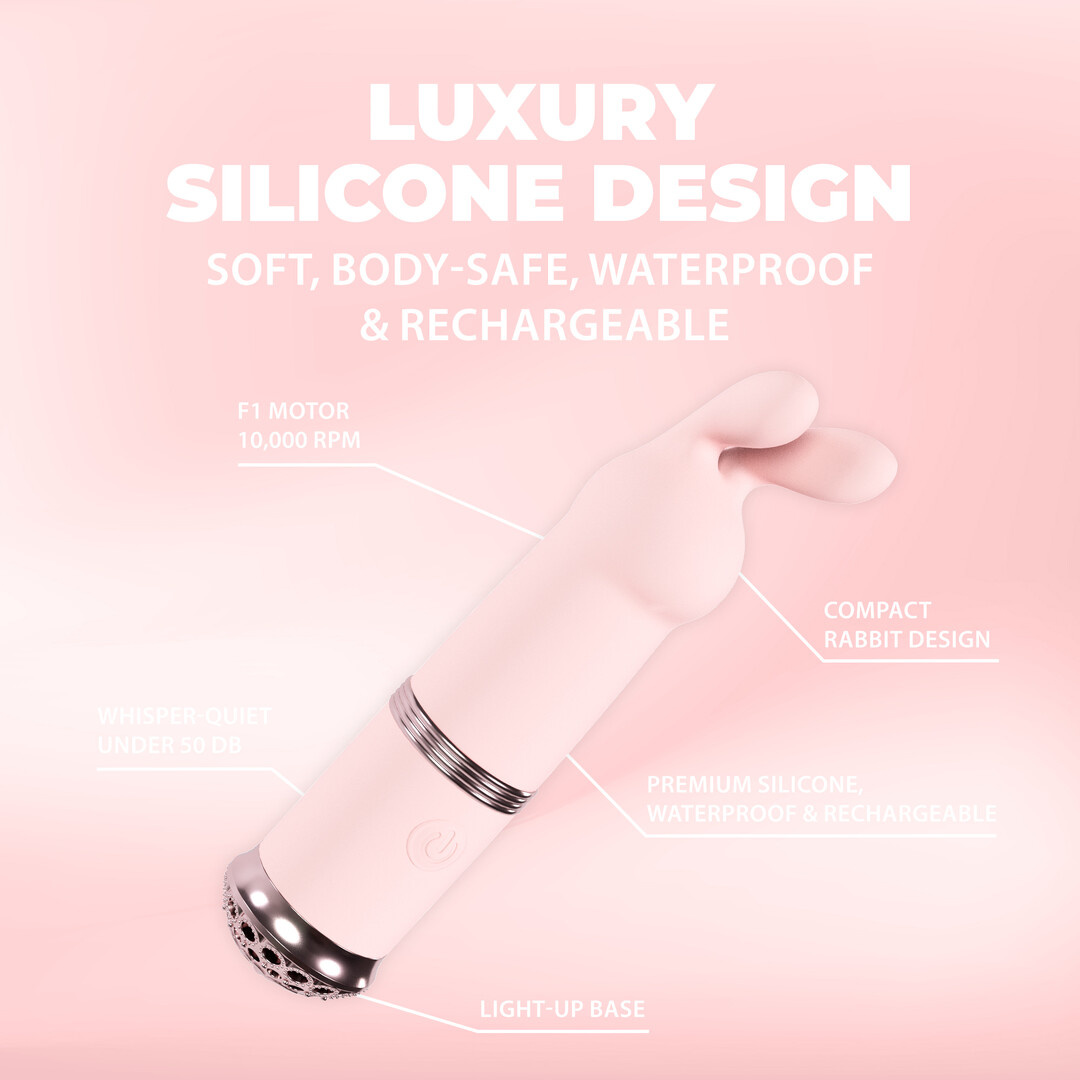 Rêve Mini Konijn Roze – Krachtig, Stijlvol & Waterdicht