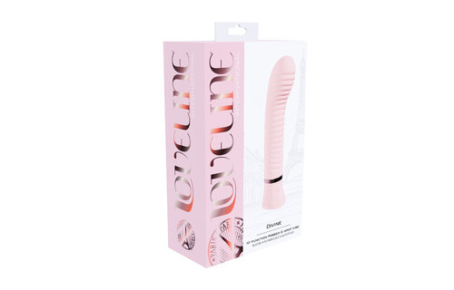 Divine Geriffelter G-Punkt-Vibrator Rosa – Leise & Kraftvoll