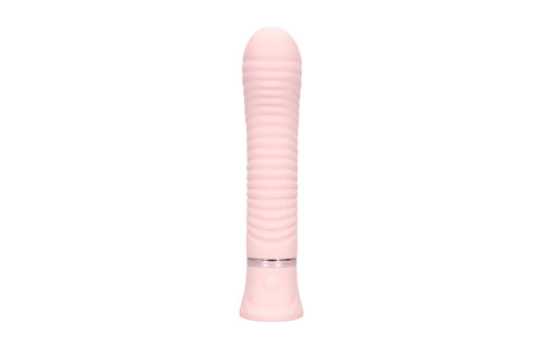 Divine Geribbelde G-spot Vibrator Roze - Stil & Krachtig