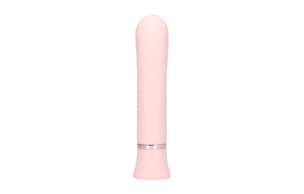 Divine Geriffelter G-Punkt-Vibrator Rosa – Leise & Kraftvoll