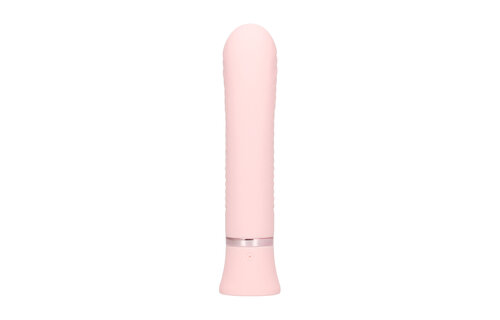 Divine Ribbed G-spot Vibrator Pink - Quiet & Powerful