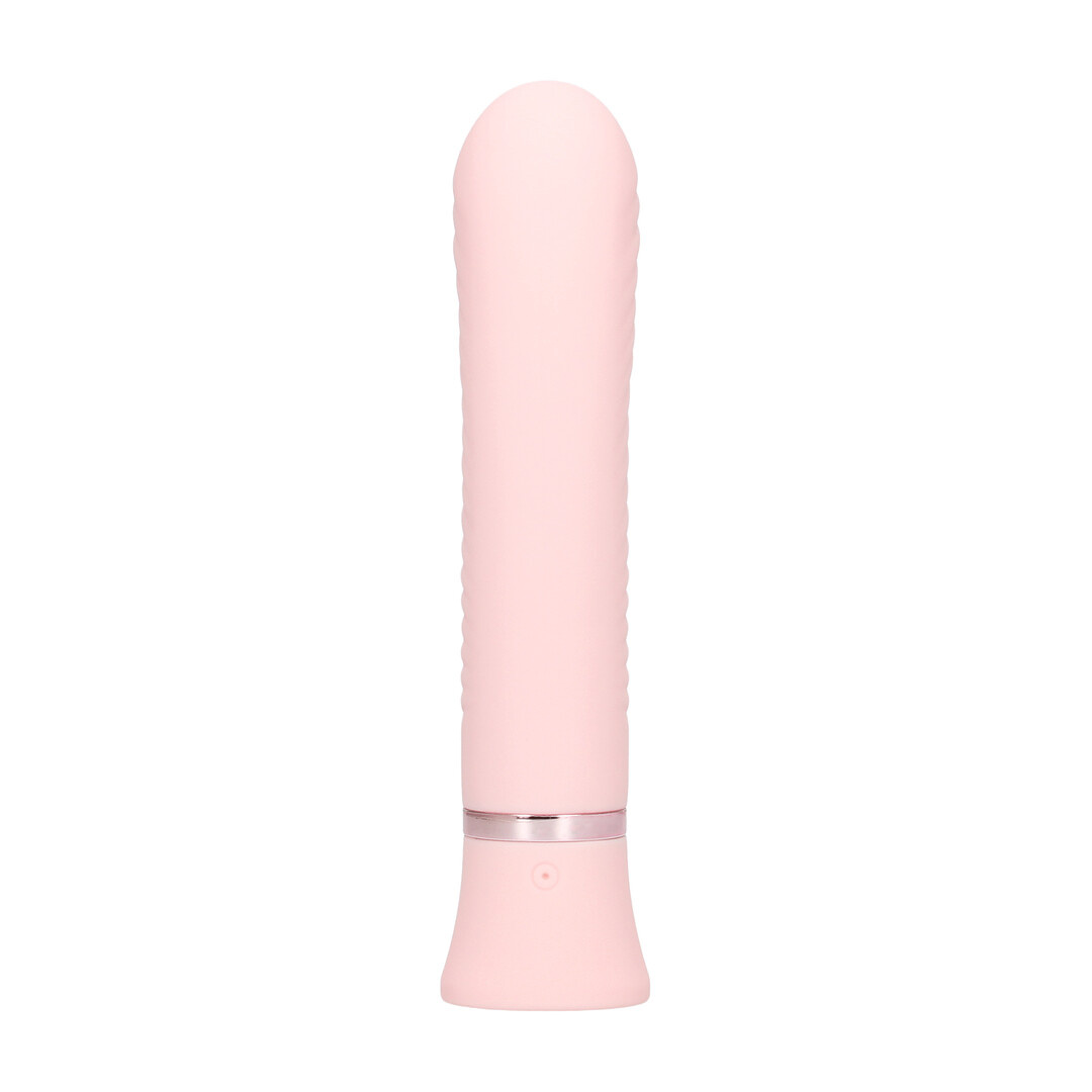 Divine Geriffelter G-Punkt-Vibrator Rosa – Leise & Kraftvoll