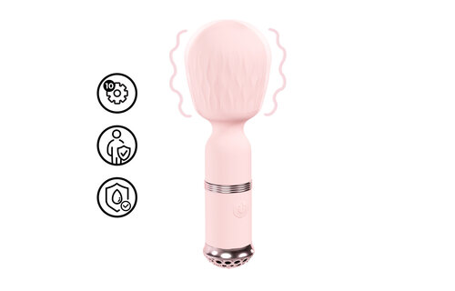 Velours Mini-Wand Pink – Leises, leistungsstarkes und wasserdichtes Spielzeug