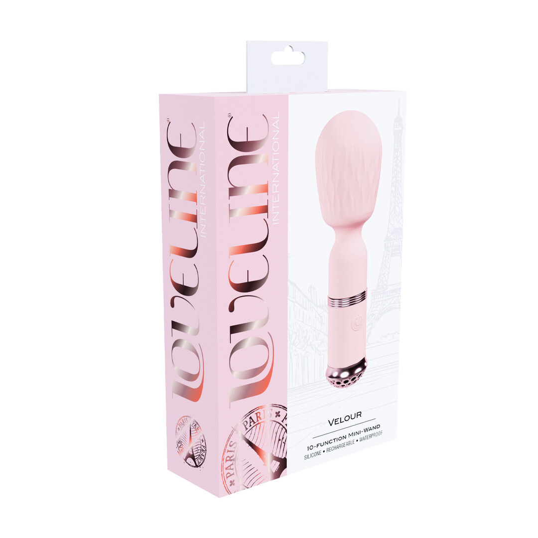 Velours Mini Wand Pink - Quiet, Powerful & Waterproof Toy