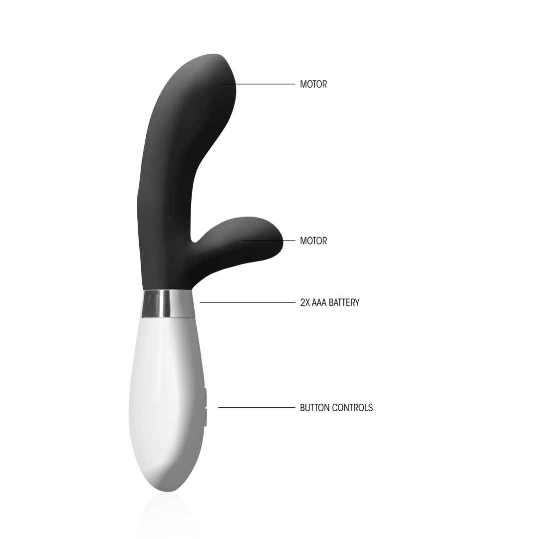 Achilles Clitoral Stimulator Black - Quiet & Powerful Pleasure