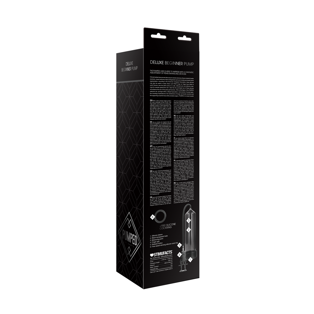 Deluxe Beginner Pump | Firm Grip & Clear View | Pumped