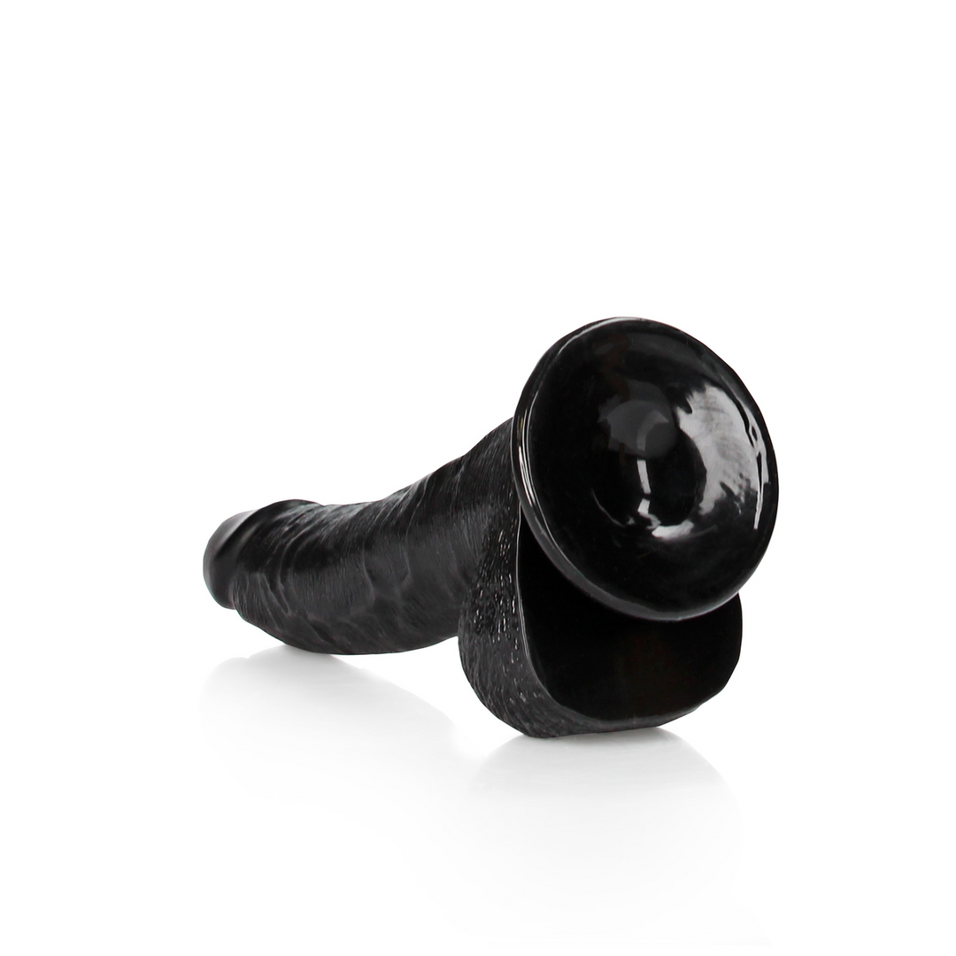 RealRock Gekromde Realistische Dildo 9,8 cm met Zuignap