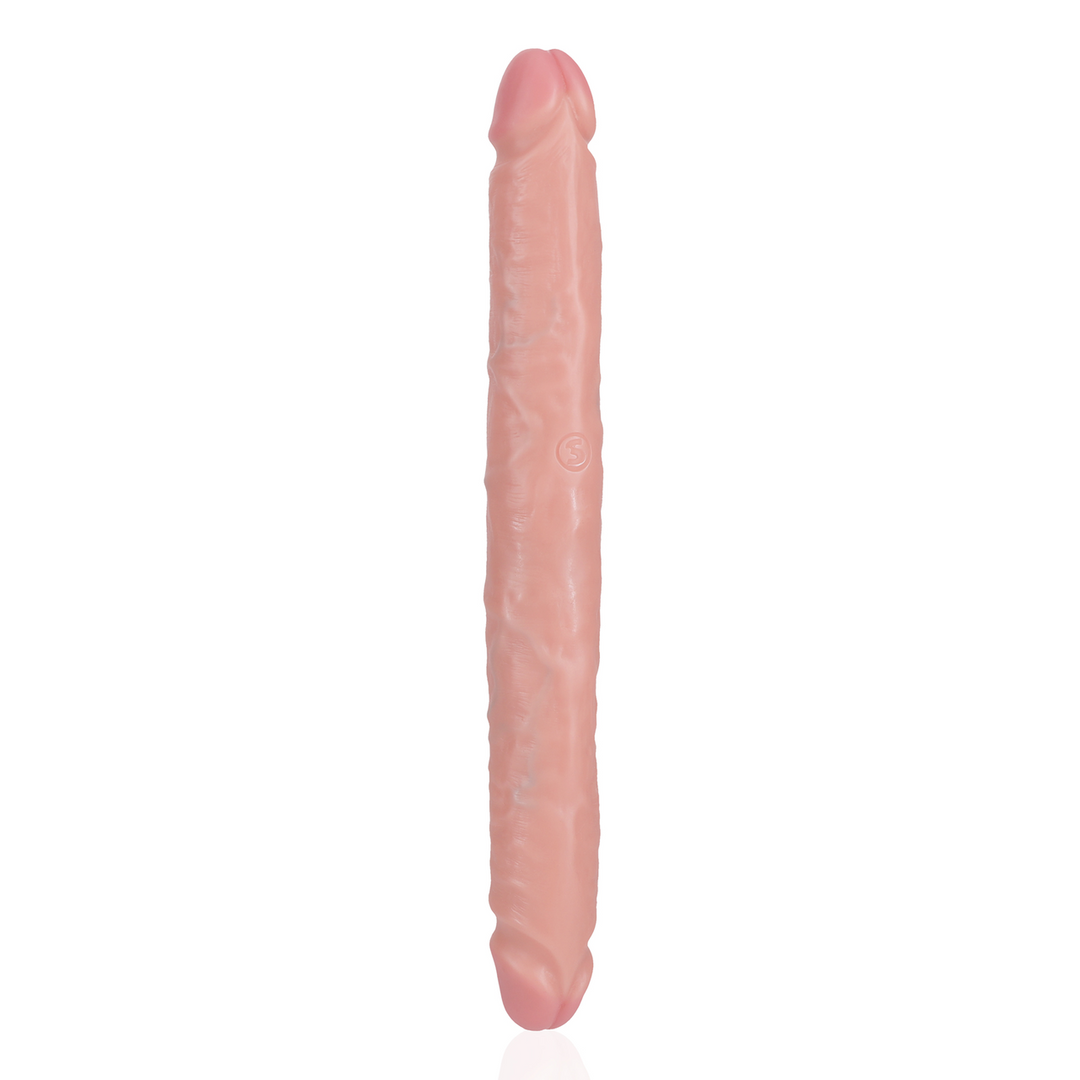 Slim Double-Sided Dildo 30.5x3.8 cm - Realistic & Skin-Coloured