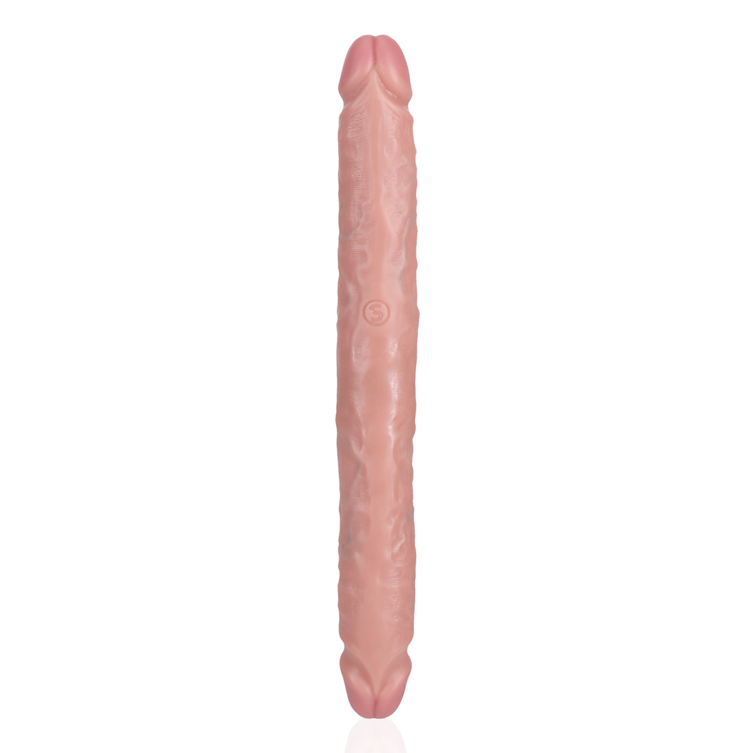 Slim Double-Sided Dildo 30.5x3.8 cm - Realistic & Skin-Coloured