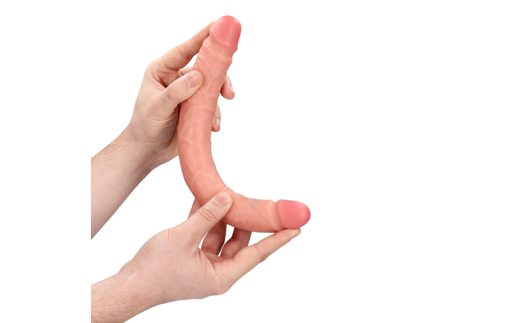 Slim Double-Sided Dildo 30.5x3.8 cm - Realistic & Skin-Coloured