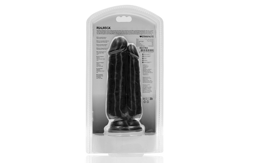 Two in One Dildo 6.4 cm Black – Realistic Sensation