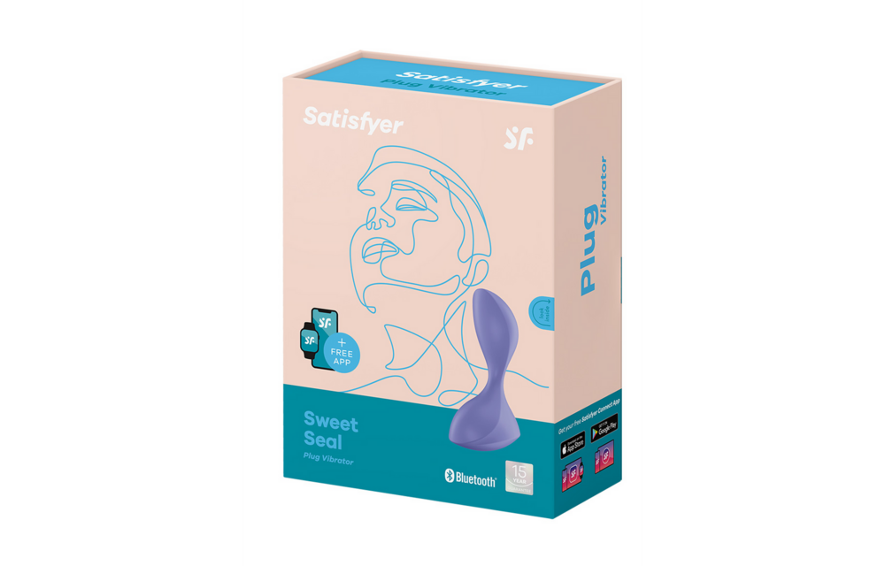 Sweet Seal Lila 6,2 cm – Vibrierender Butt Plug Lila