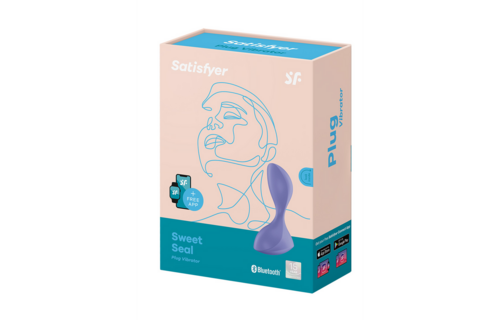 Sweet Seal Lilac 6.2 cm – Vibrating Butt Plug Purple