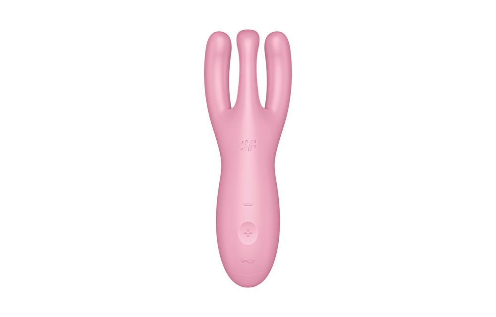 Threesome 4Plus Lay-on Vibrator Roze | Krachtig & Oplaadbaar
