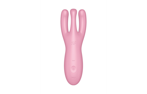 Threesome 4Plus - Lay-on Vibrator mit App - Pink