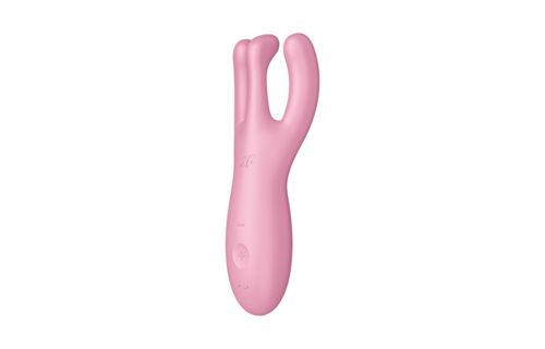 Threesome 4Plus - Lay-on Vibrator mit App - Pink