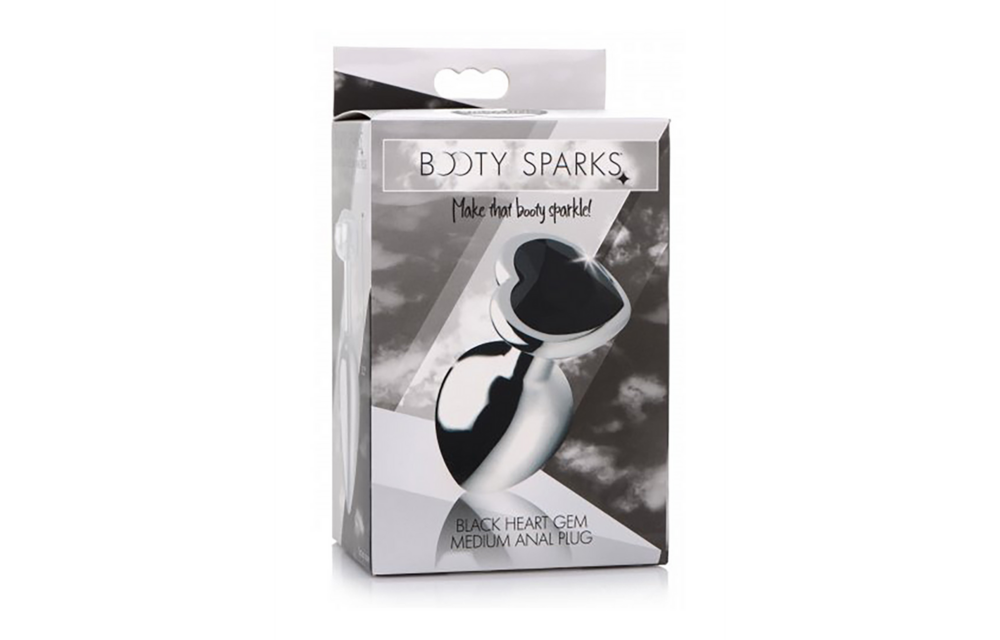 Zwarte Hart Butt Plug Medium 8,3 cm – Comfort & Verleiding