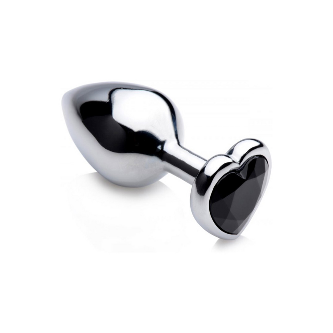 Zwarte Hart Butt Plug Medium 8,3 cm – Comfort & Verleiding