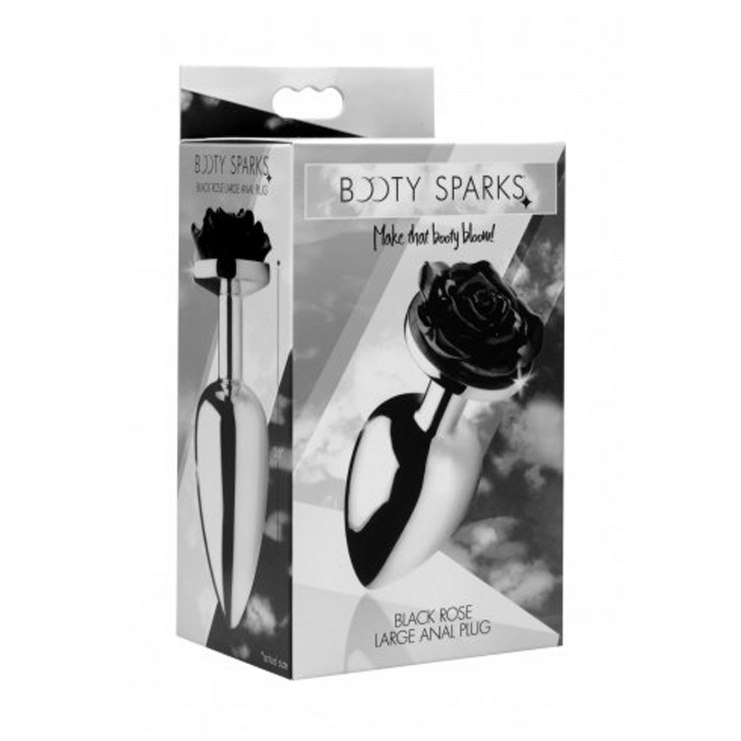 Schwarze Rose Buttplug Groß 10,2 cm – Stilvoll & Sinnlich