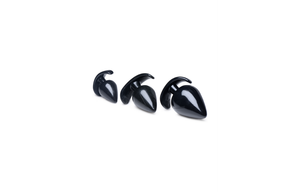 Triple Spades 11,3 cm – 3-teiliges Analplug-Set XL Genuss