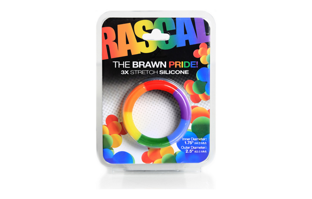 Brawn Pride Cockring – Krachtige LHBT Siliconen Ring