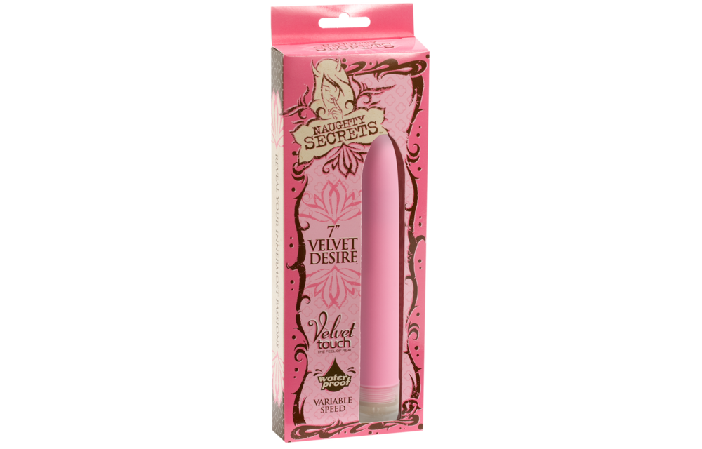 Velvet Desire 7'' Pink – Luxuriöser Vibrator für ungezogene Vergnügungen