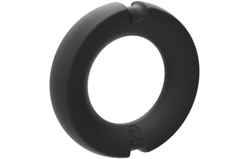 Das Paradox - Silicone/Metal Cock Ring - 50mm - Schwarz