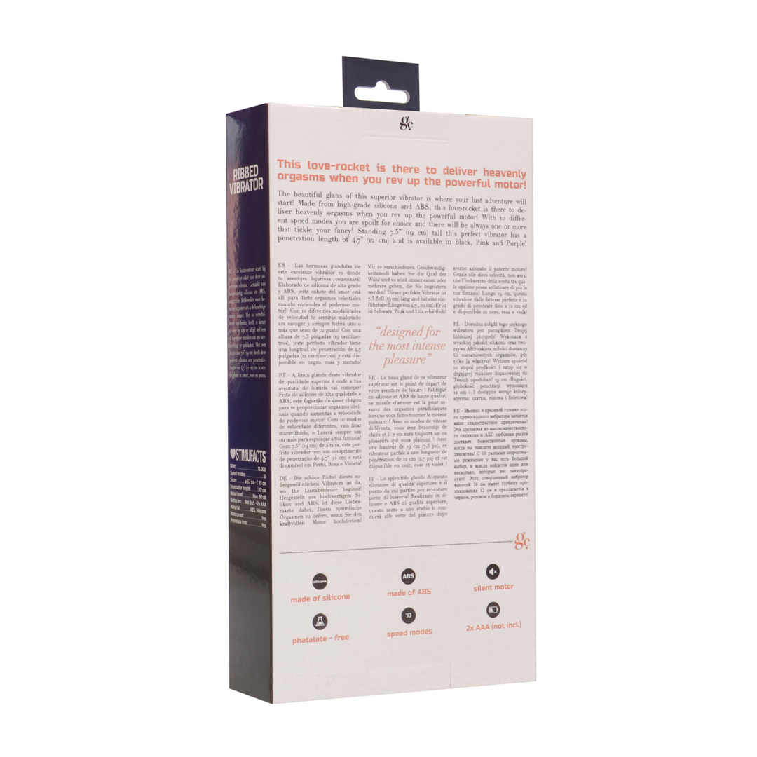 Geribbelde Vibrator GC by Shots | 10 Standen & Stijlvol